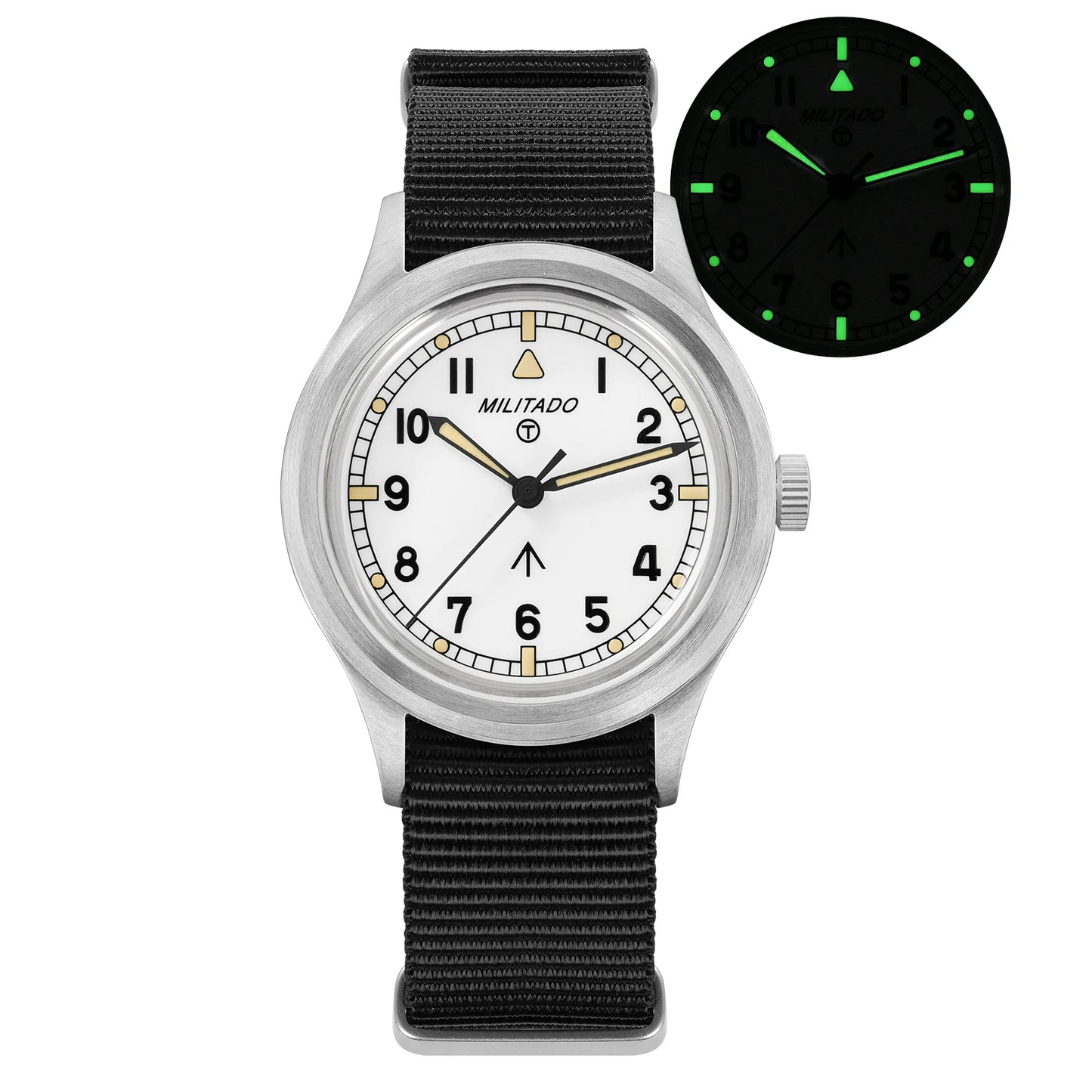 Militado ML22 Limited Edition Quartz Watch Miyota 2035 Movement K1 Glass Vintage Watch BGW9 C3 Luminous 10Bar Men's Watch