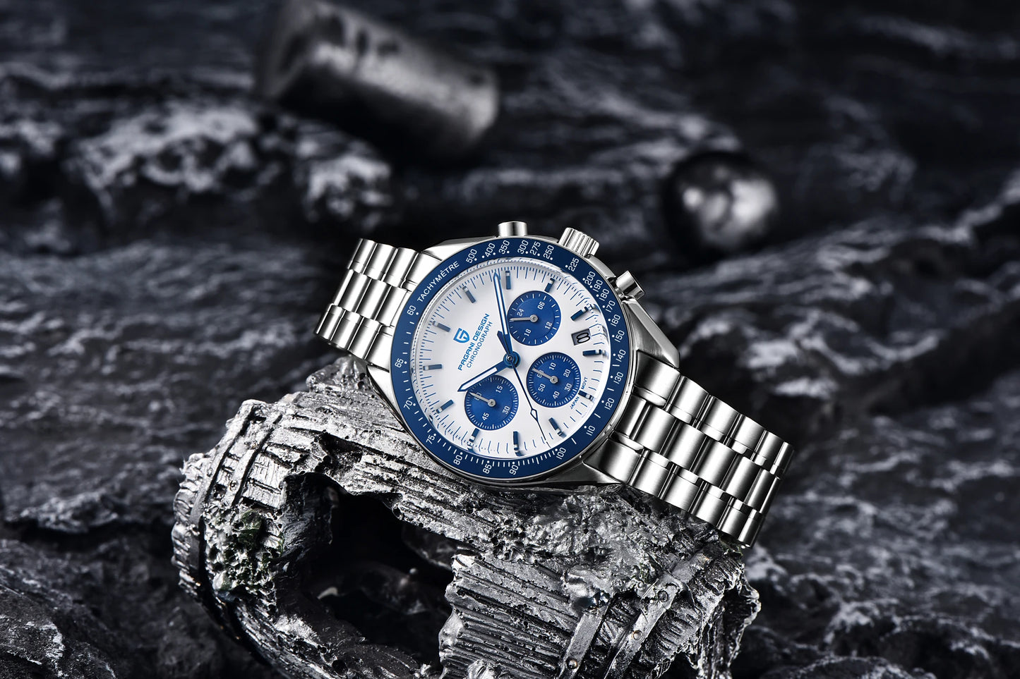 PAGANI DESIGN 2026 New Men Watches Luxury Quartz Watch For Men Auto Date Chronograph Sapphire crystal Stainless steel Wristwatch