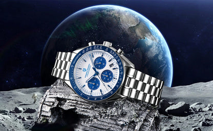 PAGANI DESIGN 2026 New Men Watches Luxury Quartz Watch For Men Auto Date Chronograph Sapphire crystal Stainless steel Wristwatch