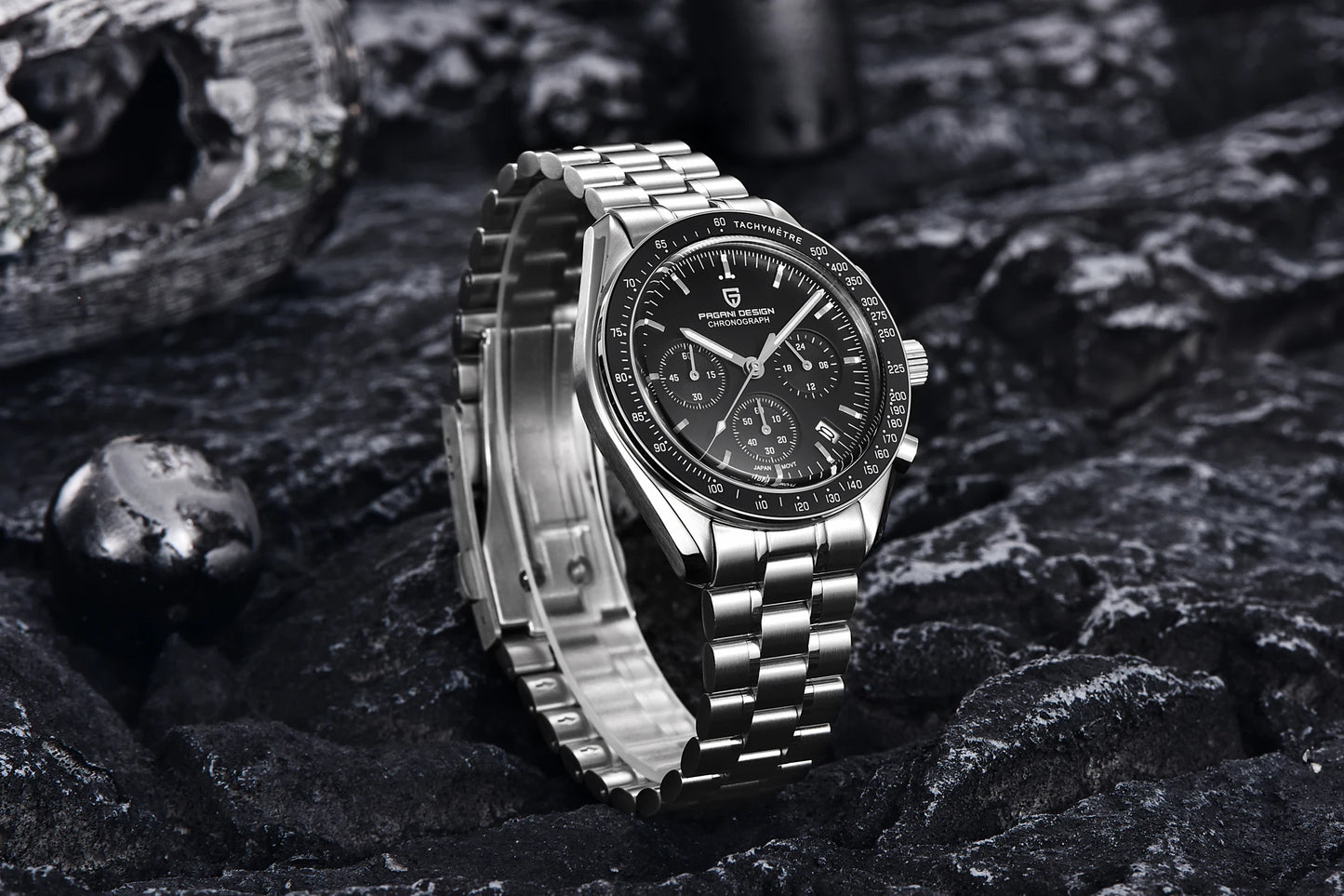 PAGANI DESIGN 2026 New Men Watches Luxury Quartz Watch For Men Auto Date Chronograph Sapphire crystal Stainless steel Wristwatch