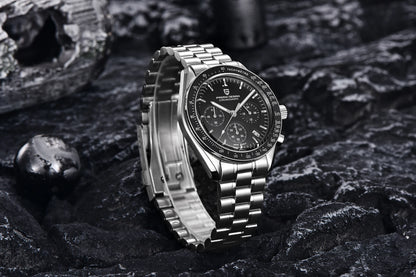 PAGANI DESIGN 2026 New Men Watches Luxury Quartz Watch For Men Auto Date Chronograph Sapphire crystal Stainless steel Wristwatch