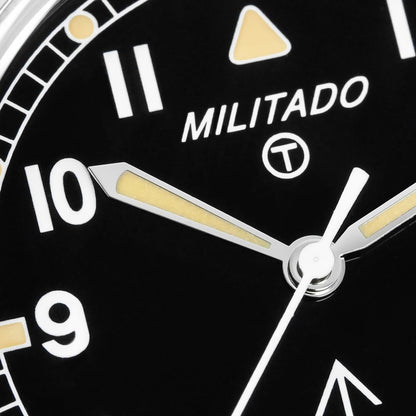 Militado ML22 Limited Edition Quartz Watch Miyota 2035 Movement K1 Glass Vintage Watch BGW9 C3 Luminous 10Bar Men's Watch