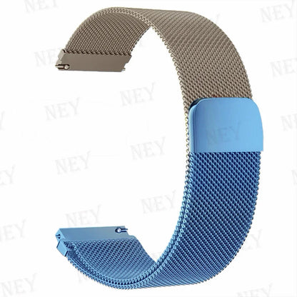 20mm/22mm Milanese band For Amazfit GTS/2/2e/3/4/GTS2 Mini/GTR 47mm/GTR2/3/4/Pro stratos Metal Bracelet Amazfit bip 3 pro strap