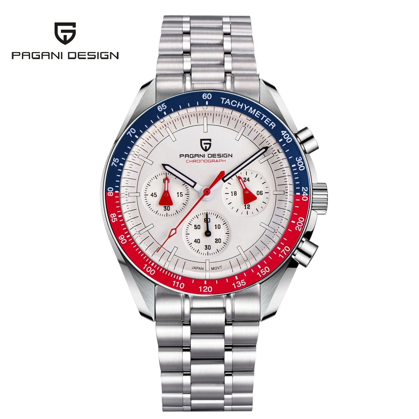 PAGANI DESIGN 2026 New Men Watches Luxury Quartz Watch For Men Auto Date Chronograph Sapphire crystal Stainless steel Wristwatch