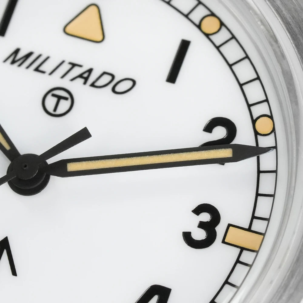 Militado ML22 Limited Edition Quartz Watch Miyota 2035 Movement K1 Glass Vintage Watch BGW9 C3 Luminous 10Bar Men's Watch