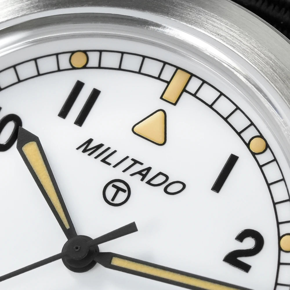 Militado ML22 Limited Edition Quartz Watch Miyota 2035 Movement K1 Glass Vintage Watch BGW9 C3 Luminous 10Bar Men's Watch