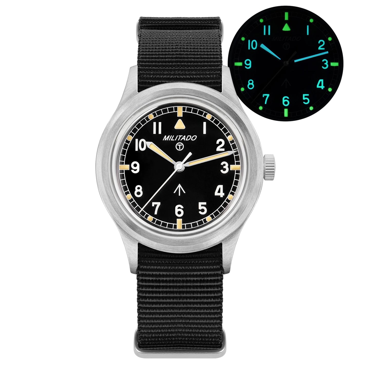 Militado ML22 Limited Edition Quartz Watch Miyota 2035 Movement K1 Glass Vintage Watch BGW9 C3 Luminous 10Bar Men's Watch