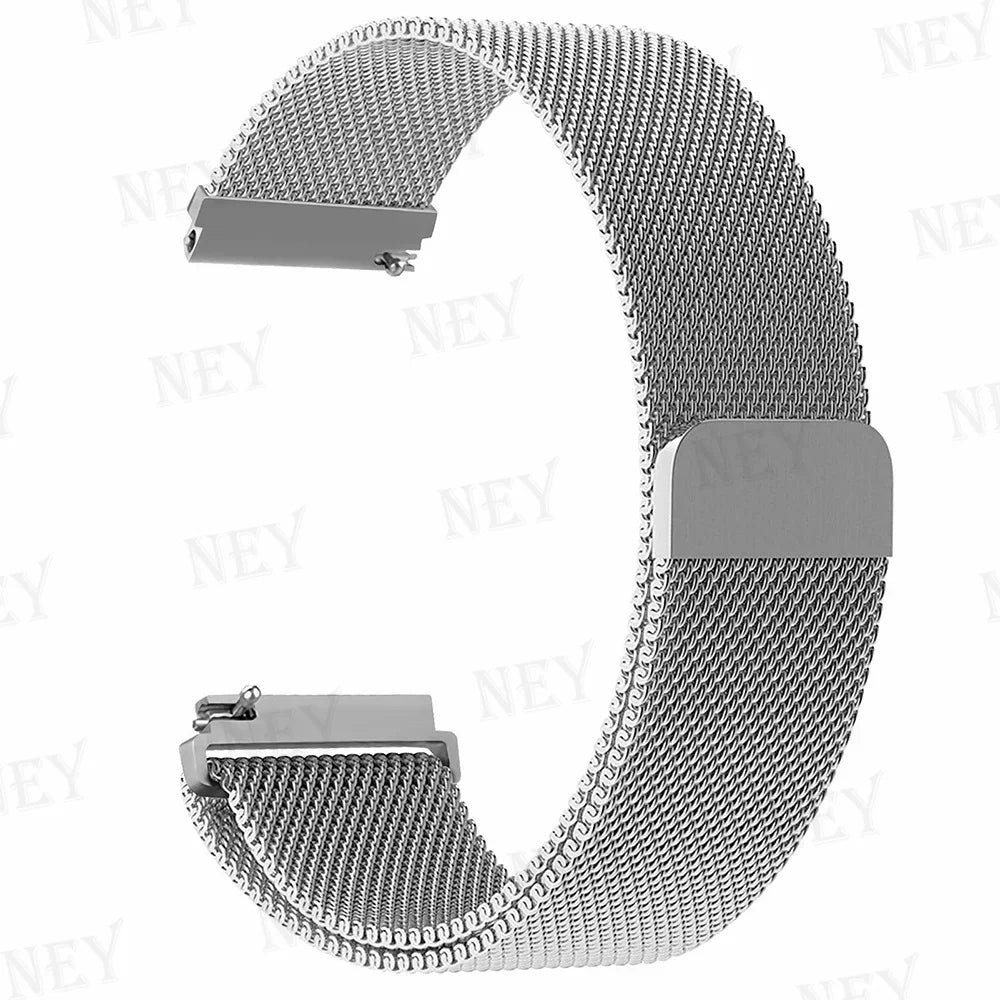 20mm/22mm Milanese band For Amazfit GTS/2/2e/3/4/GTS2 Mini/GTR 47mm/GTR2/3/4/Pro stratos Metal Bracelet Amazfit bip 3 pro strap