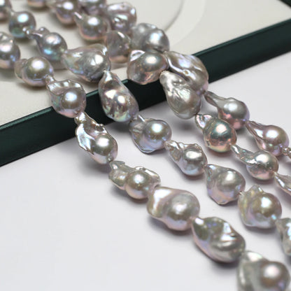 AAA Fish Tail Shape Natural Freshwater Baroque Pearl Bead Jewelry Making DIY Necklace Bracelet Earring Accessories Gift