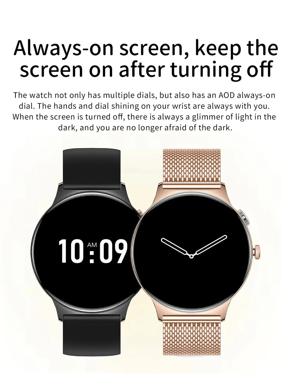 COLMI V89 Women's Smartwatch 1.43” AMOLED Display Bluetooth Phone Calls Health Tracker Waterproof Bluetooth Smart Watch