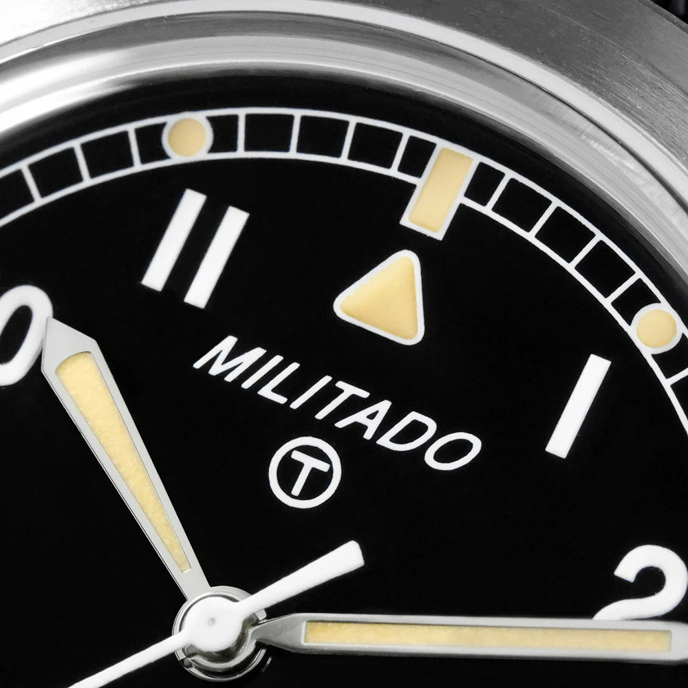 Militado ML22 Limited Edition Quartz Watch Miyota 2035 Movement K1 Glass Vintage Watch BGW9 C3 Luminous 10Bar Men's Watch