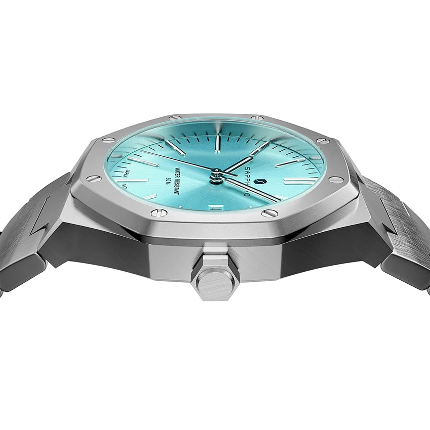 SAPPHERO Fashion Men's Watches Stainless Steel Watches Men's Business Watches Date Display Waterproof Men's Watches For Men