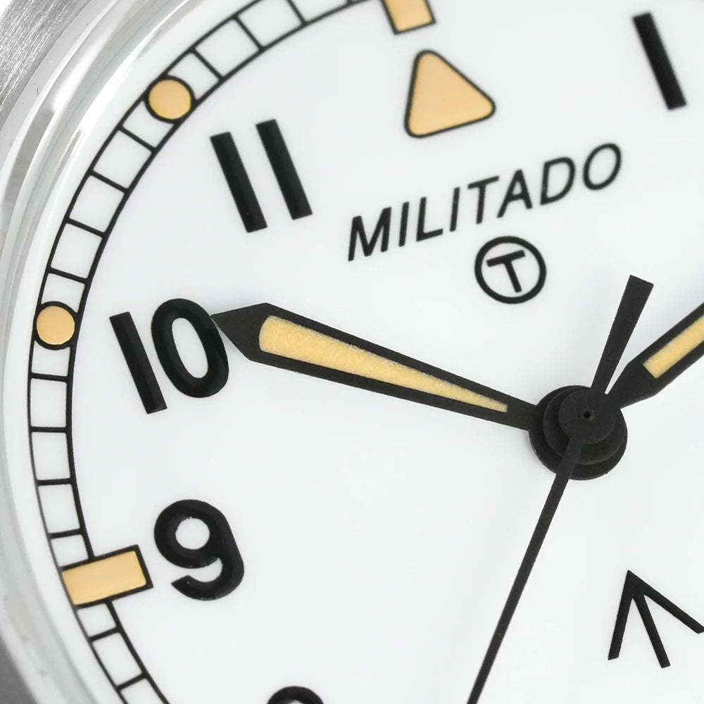 Militado ML22 Limited Edition Quartz Watch Miyota 2035 Movement K1 Glass Vintage Watch BGW9 C3 Luminous 10Bar Men's Watch