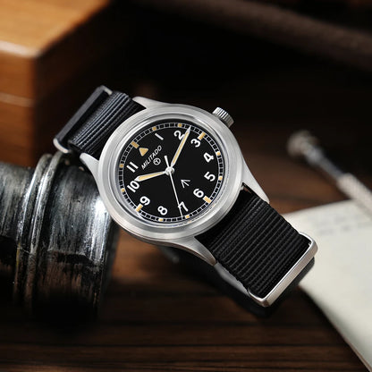 Militado ML22 Limited Edition Quartz Watch Miyota 2035 Movement K1 Glass Vintage Watch BGW9 C3 Luminous 10Bar Men's Watch