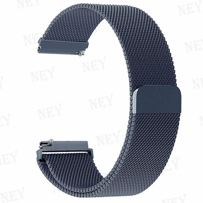 20mm/22mm Milanese band For Amazfit GTS/2/2e/3/4/GTS2 Mini/GTR 47mm/GTR2/3/4/Pro stratos Metal Bracelet Amazfit bip 3 pro strap