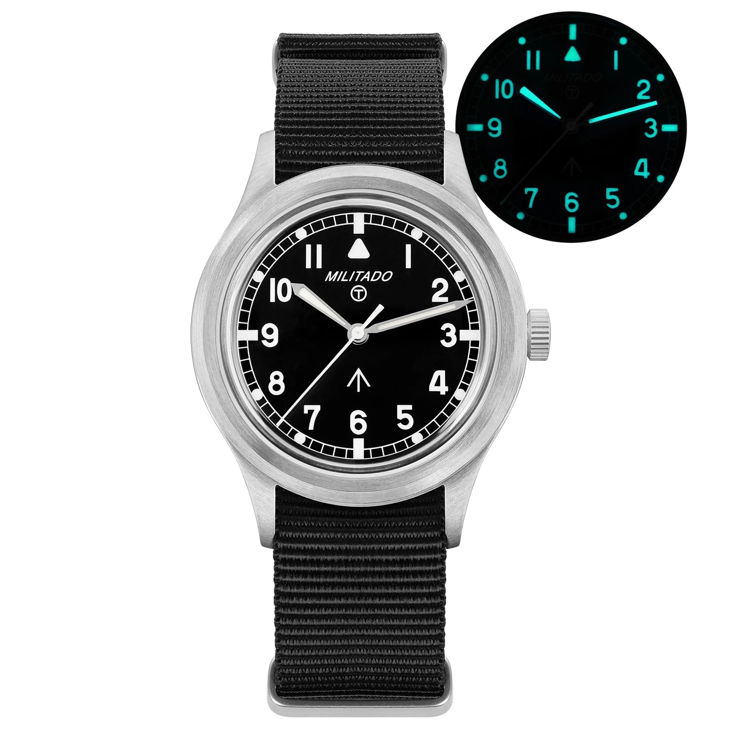 Militado ML22 Limited Edition Quartz Watch Miyota 2035 Movement K1 Glass Vintage Watch BGW9 C3 Luminous 10Bar Men's Watch