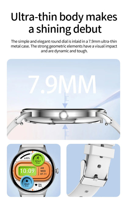 COLMI V89 Women's Smartwatch 1.43” AMOLED Display Bluetooth Phone Calls Health Tracker Waterproof Bluetooth Smart Watch