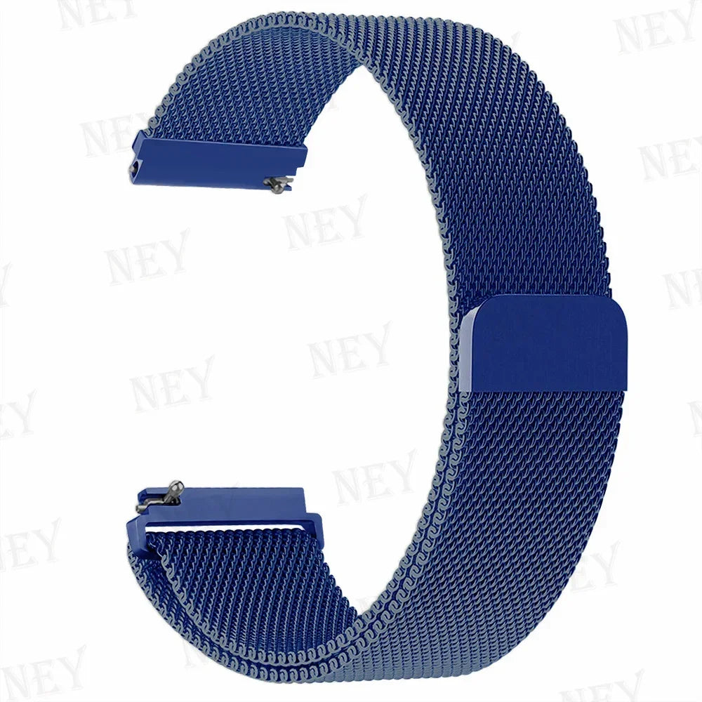 20mm/22mm Milanese band For Amazfit GTS/2/2e/3/4/GTS2 Mini/GTR 47mm/GTR2/3/4/Pro stratos Metal Bracelet Amazfit bip 3 pro strap