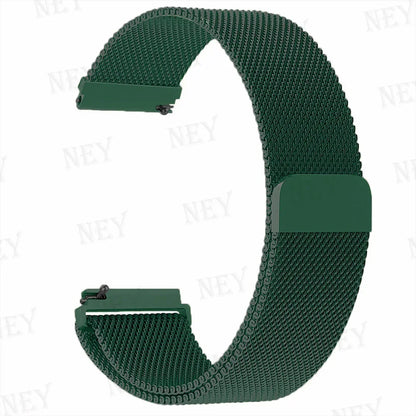 20mm/22mm Milanese band For Amazfit GTS/2/2e/3/4/GTS2 Mini/GTR 47mm/GTR2/3/4/Pro stratos Metal Bracelet Amazfit bip 3 pro strap
