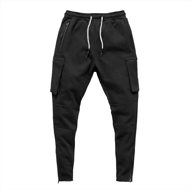 Men's Tactical Cargo Jogger Pants Camo Cotton Elastic Waist Gym Workout Running Training Streetwear Casual Sportswear Trousers