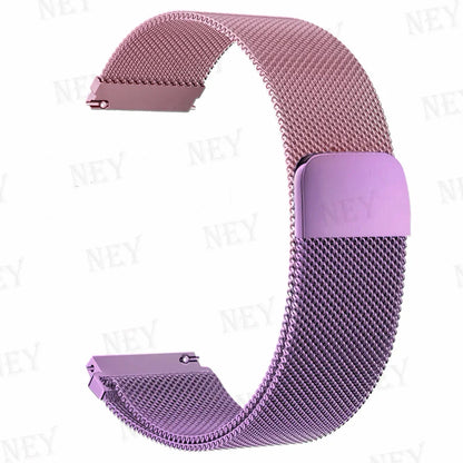 20mm/22mm Milanese band For Amazfit GTS/2/2e/3/4/GTS2 Mini/GTR 47mm/GTR2/3/4/Pro stratos Metal Bracelet Amazfit bip 3 pro strap