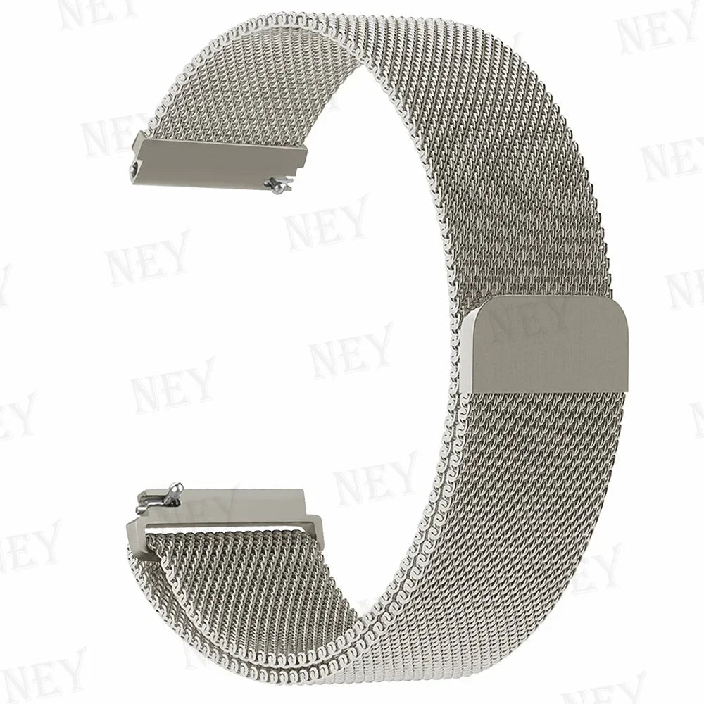 20mm/22mm Milanese band For Amazfit GTS/2/2e/3/4/GTS2 Mini/GTR 47mm/GTR2/3/4/Pro stratos Metal Bracelet Amazfit bip 3 pro strap
