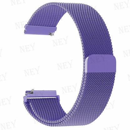 20mm/22mm Milanese band For Amazfit GTS/2/2e/3/4/GTS2 Mini/GTR 47mm/GTR2/3/4/Pro stratos Metal Bracelet Amazfit bip 3 pro strap