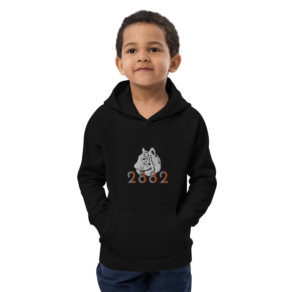 2882Sport Tropics Of OZ Embroidered Tiger Kids Eco hoodie