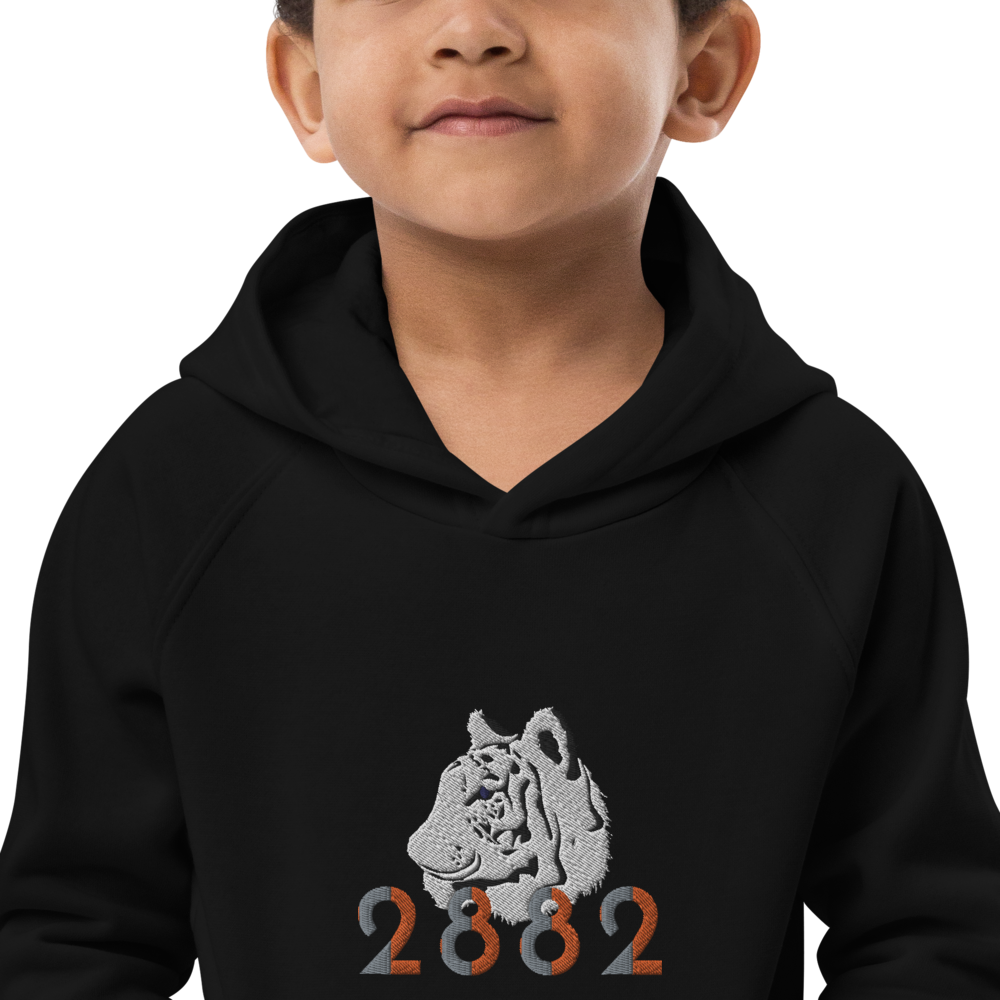 2882Sport Tropics Of OZ Embroidered Tiger Kids Eco hoodie