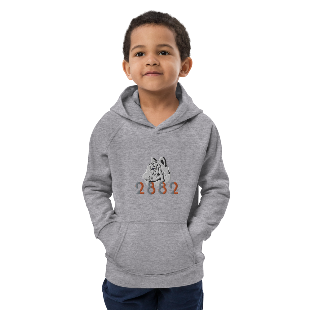 2882Sport Tropics Of OZ Embroidered Tiger Kids Eco hoodie