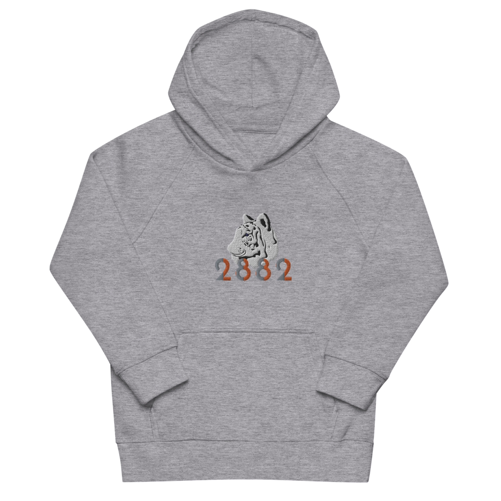 2882Sport Tropics Of OZ Embroidered Tiger Kids Eco hoodie