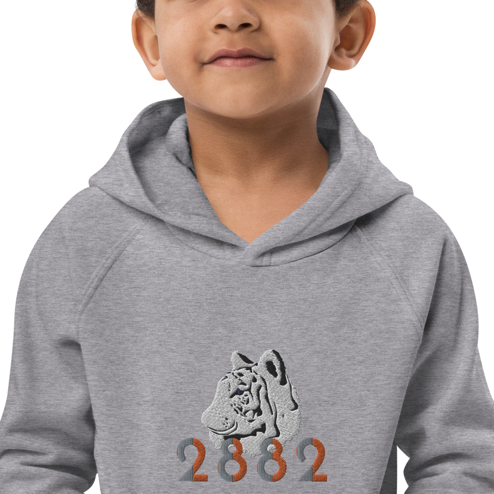 2882Sport Tropics Of OZ Embroidered Tiger Kids Eco hoodie
