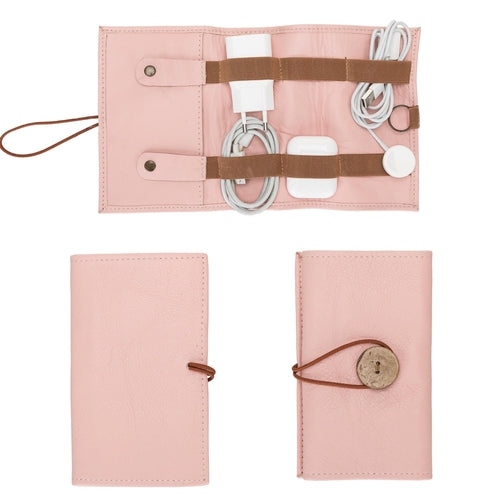 Salida Travel Pouch and Premium Leather Cable Organizer